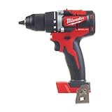 Milwaukee - Trapano avvitatore compatto BRUSHLESS 18 V senza batteria né caricatore 13 mm 60 Nm - M18 CBLDD-0 Rosso E Nero