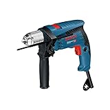 Bosch Professional Trapano con percussione GSB 13 RE (Motore da 600 Watt, incl. asta di profondità 210 mm, mandrino autoserrante 13 mm)