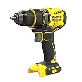 Stanley FATMAX - Trapano avvitatore senza fili, 18 V, agli ioni di litio, 80 Nm, motore brushless, 2 velocità 2100 giri/min, con 1 valigetta senza batteria e caricatore Gamma FATMAX V20 SFMCD720B-XJ