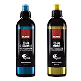 CAR-ZONE Rupes DA Coarse + Rupes DA Fine Pasta lucidante (2 x 250 ml) Sistema di lucidatura a 2 fasi