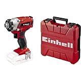 Einhell TE-CI 18/1 Li-Solo Avvitatore a impulsi a batteria Power X-Change & Originale Box S35 Valigetta (dimensioni 350x330x110 mm, a prova di schizzi d'acqua, portata max. di 12 kg)