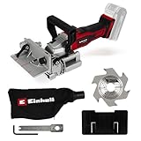 Einhell Fresatrice orizzontale a batteria TE-BJ 18 Li-Solo Power X-Change (18 V, ioni di litio, regolaz. continua inclinazione/altezza, regolaz. profondità su 6 livelli, senza batt. e caricabatt.)