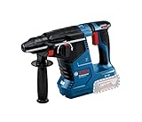 Bosch Professional 18V System Martello perforatore a batteria GBH 18V-24 C (con SDS plus, senza batterie e caricabatteria, impugnatura supplementare)