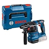 Bosch Professional 18V System Martello perforatore a batteria GBH 18V-22 (con SDS plus, ideale per praticare fori da 6 a 10 mm, KickBack Control e Vibration Control, in L-BOXX)