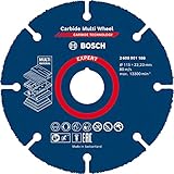 Bosch 2608901188 Mole da Taglio Expert Carbide Multi Wheel, 115 mm